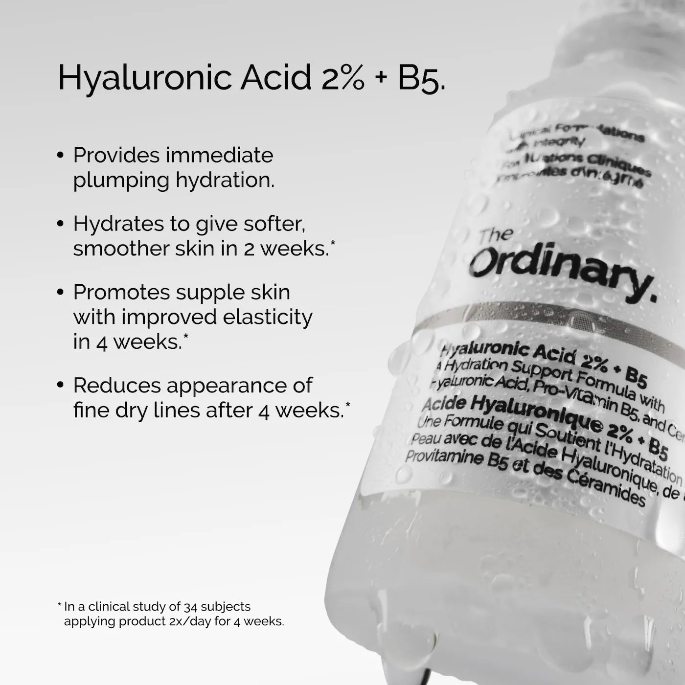 The Ordinary Hyaluronic Acid 2% + B5 30ml - Bloom skinz